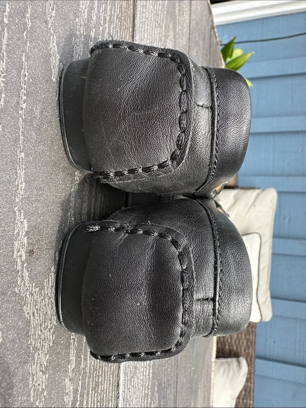 Michael Kors Women's Black MK Logo Leather Loafers Size 4